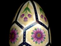 Victorian Garden Ukrainian Easter Egg Pysanky By So Jeo : pysanky pysanka ukrainian easter egg batik art sojeo florals flowers birds stars trees vines blooms buds bluebird owl art sojeo so jeo eggshell egg shell blown decoration ivy garden rainbow rosie posy nightshad victorian trees etched brown chicken eggs turkey